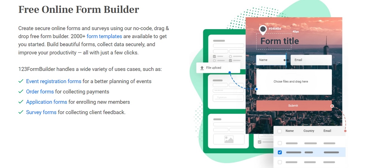 123FormBuilder-Aktionscodes