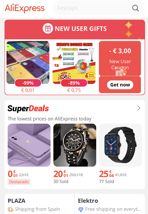 Codice promozionale ALIEXPRESS