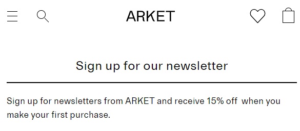 ARKET-Rabattcode