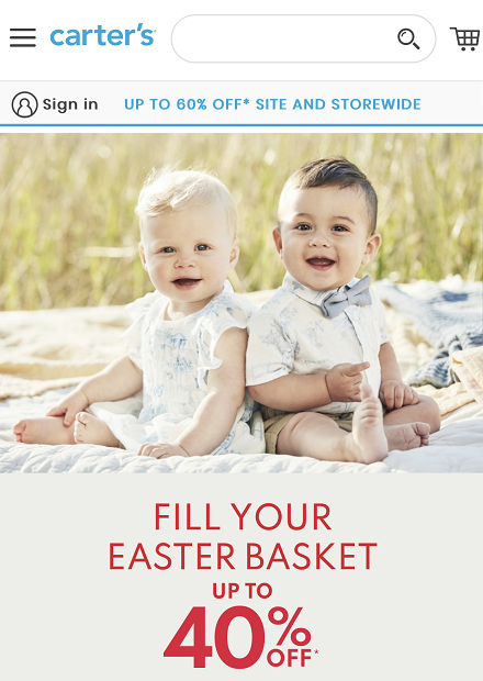 Carters Discount Code