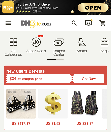 کد کوپن DHgate