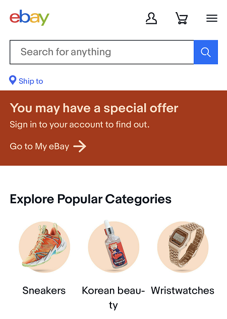 EBAY-Rabattcode