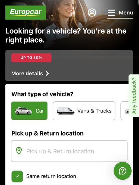 Europcar Rent a Car Rabattcodes