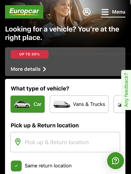 Europcar Rent a Car Discount Codes
