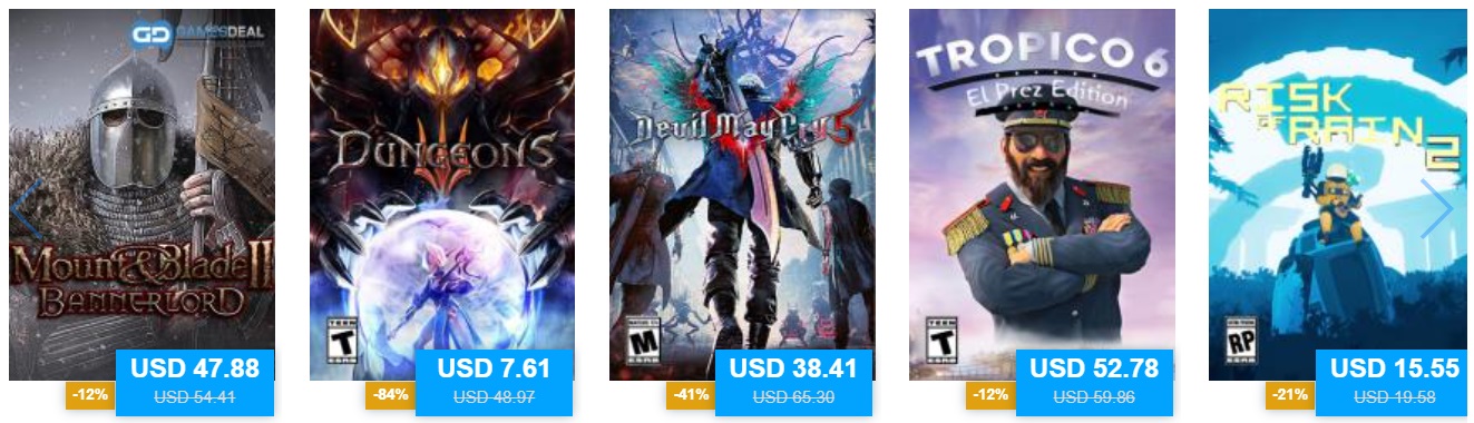 Κωδικοί προσφοράς GAMESDEAL