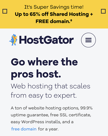 Code de coupon HostGator