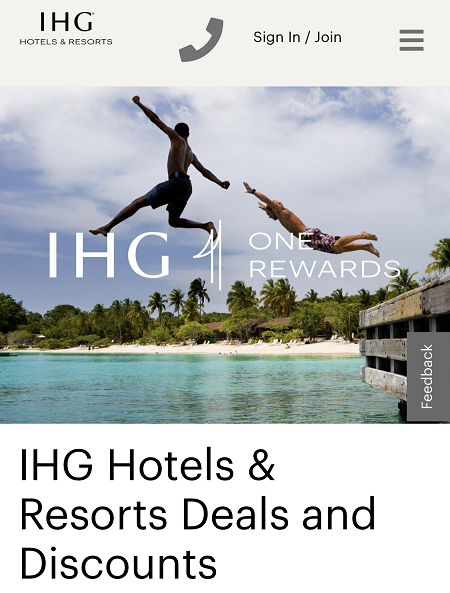 IHG 折扣代码