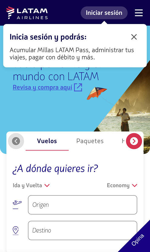 LATAM _Code promotionnel