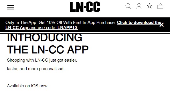 LN-CC Promosyon Kodu