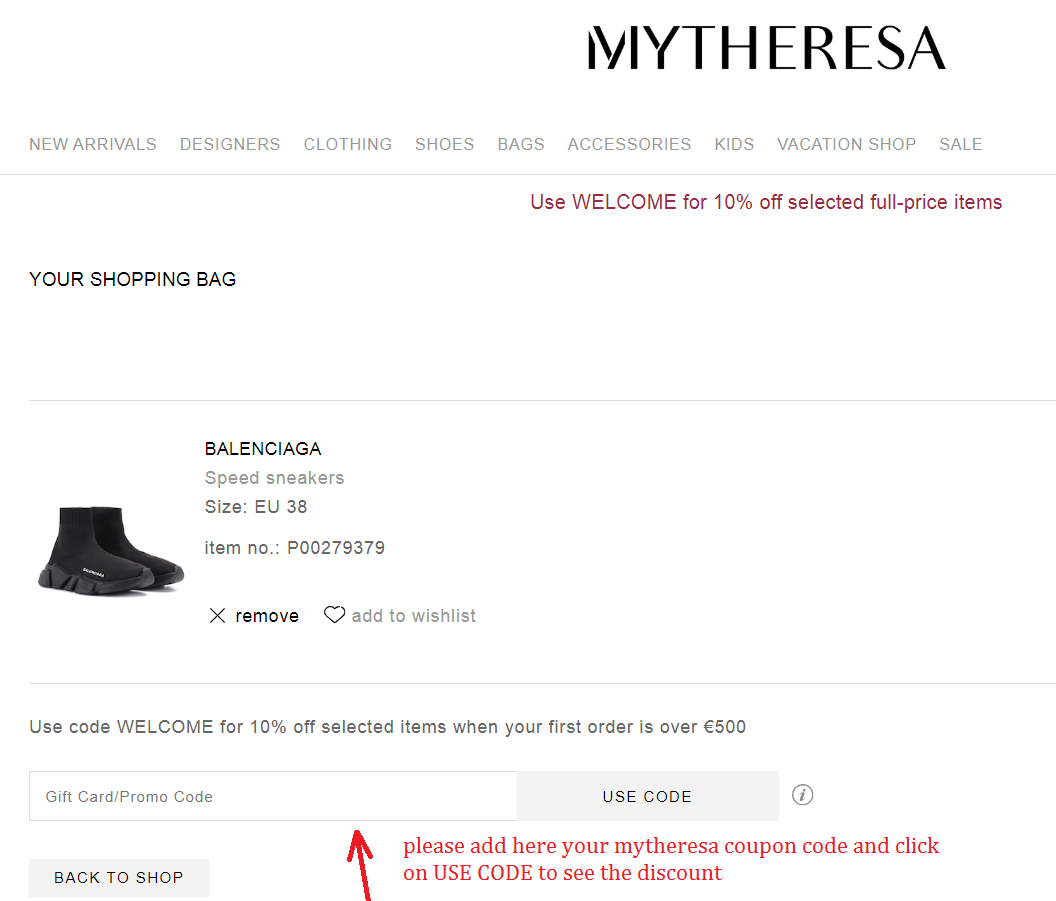 Thẻ quà tặng MyTheresa