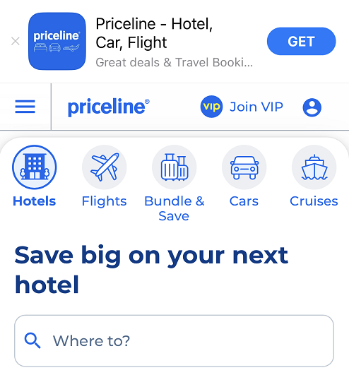 Priceline.com 折扣代碼