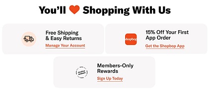 Mã khuyến mại Shopbop