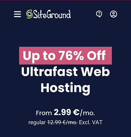 SITGROUND-Rabattcode