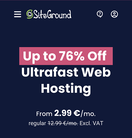 SITEGROUND Discount Code