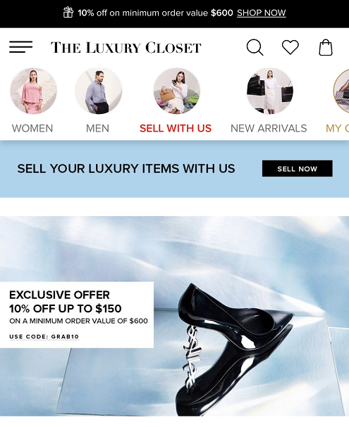 Εκπτωτικός Κωδικός TheLuxuryCloset