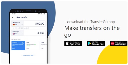 TransferGo.com afsláttarmiða kóða