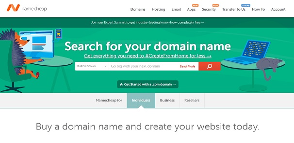 Code coupon NAMECHEAP