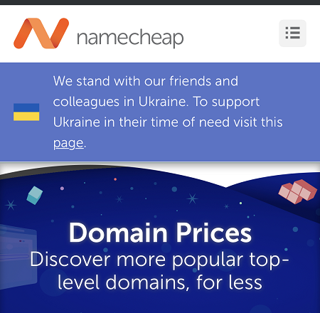 code de réduction namecheap